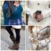 Photo collage of fall fashion outfit ideas for the country woman