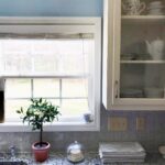 french country blue kitchen style