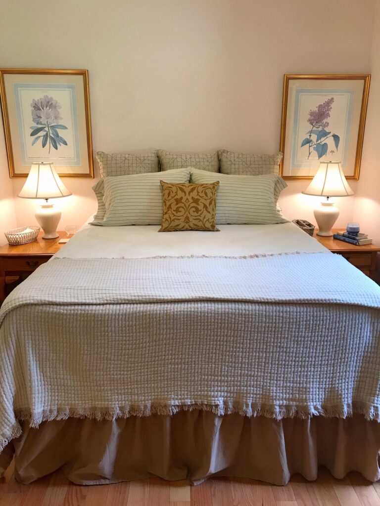 guest bedroom bed