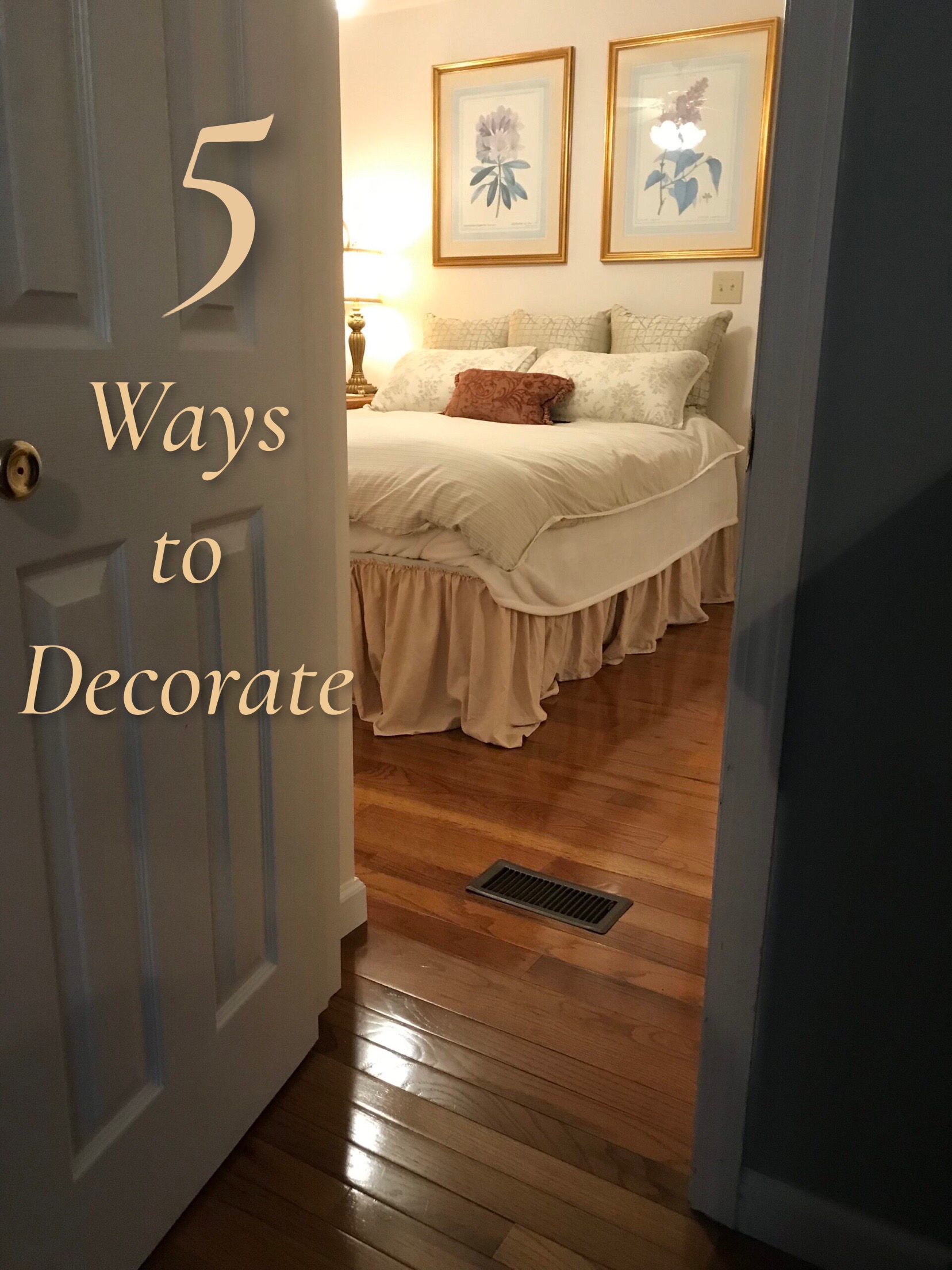 how to decorate on budget