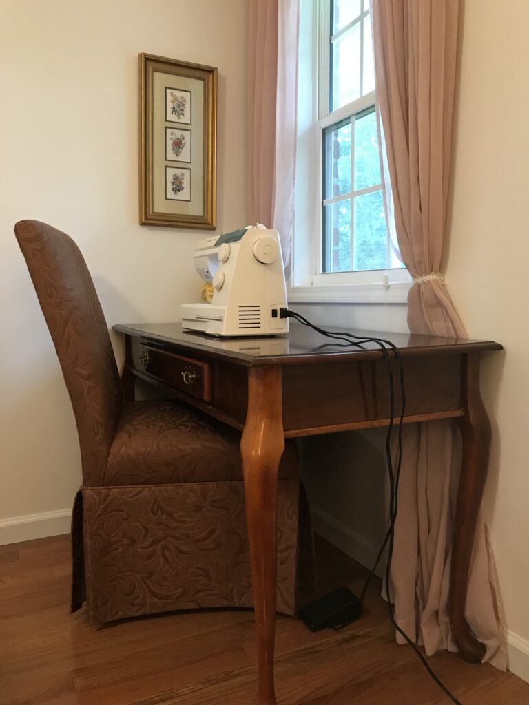 french provincial desk sewing room