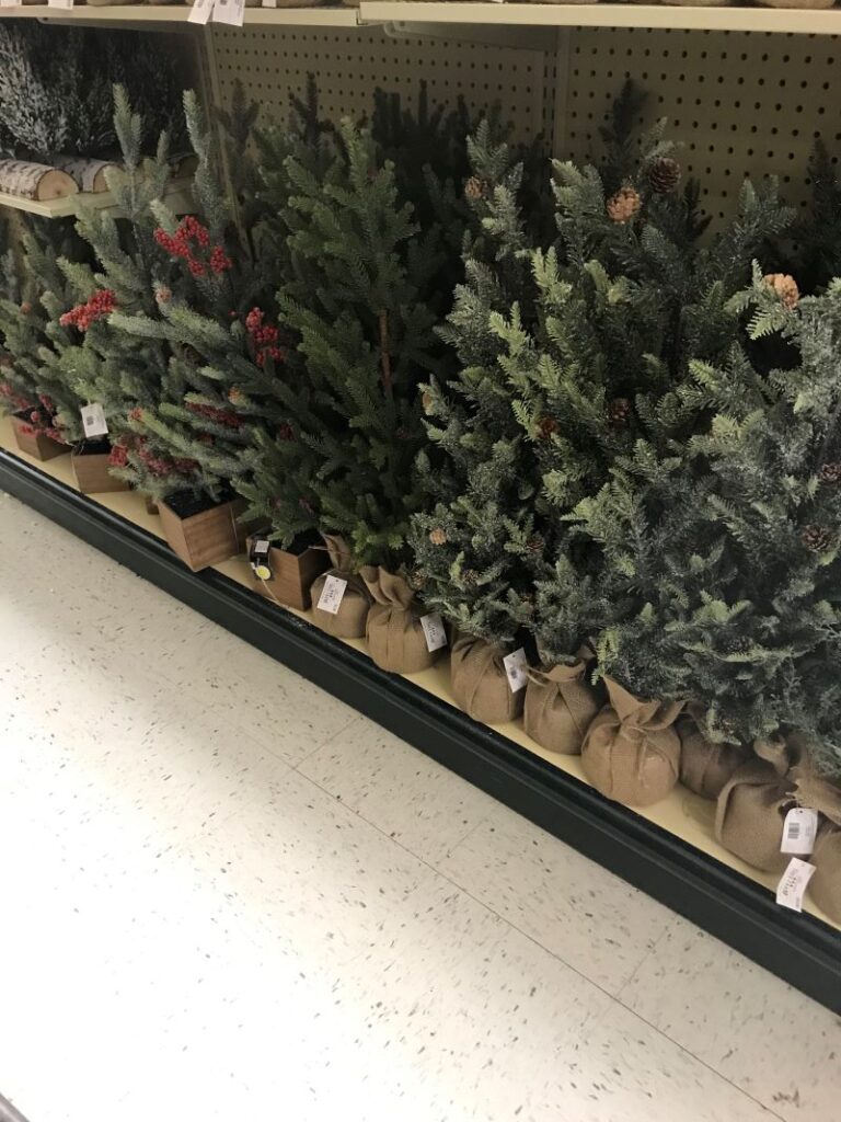 The Best Mini Christmas Trees at Hobby Lobby 2023 Whatever is Lovely