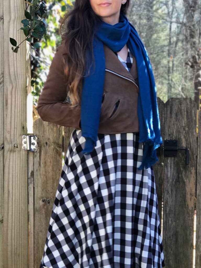 how to style a dress for fall winter