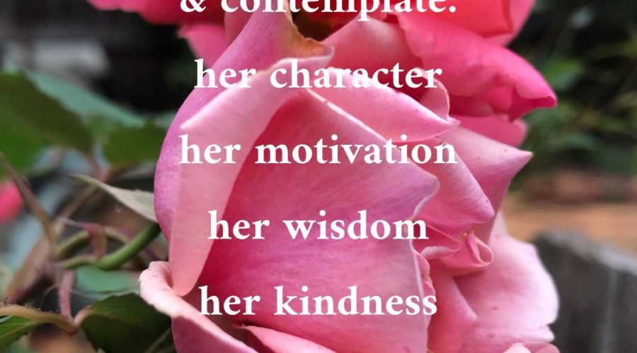 rose garden Proverbs 31 scripture