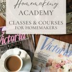 homemaking lessons, classes, and courses